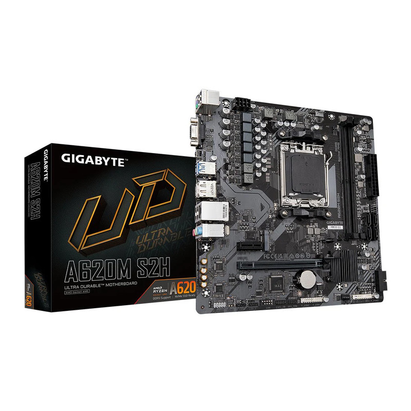 Gigabyte A620M S2H DDR5 AMD5 Micro-ATX Gaming Motherboard - اللوحة الأم
